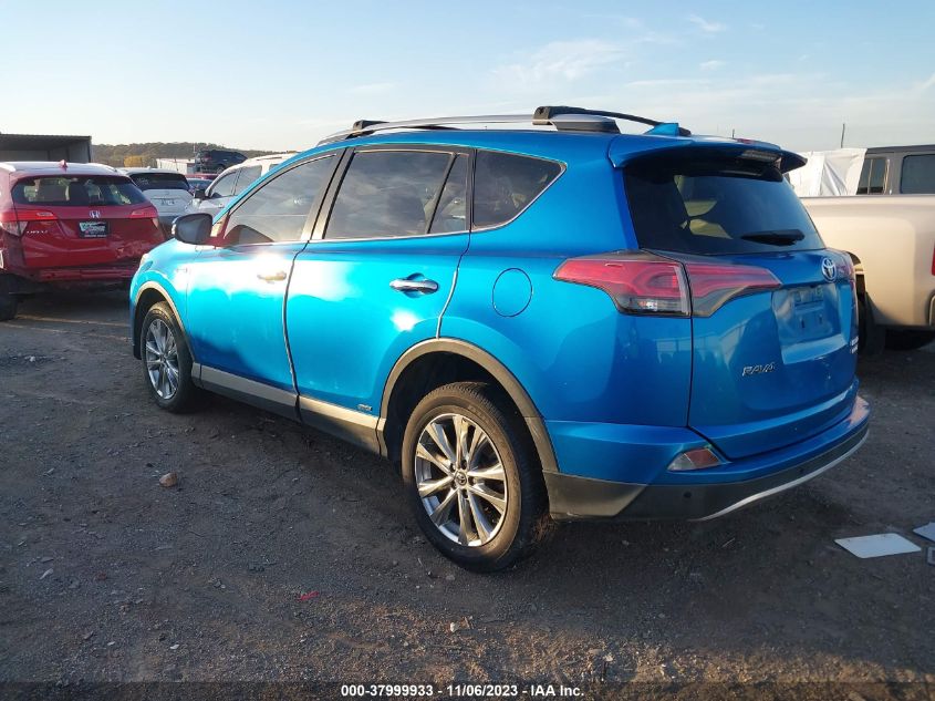 2016 Toyota Rav4 Hybrid Limited VIN: JTMDJREV5GD047292 Lot: 37999933