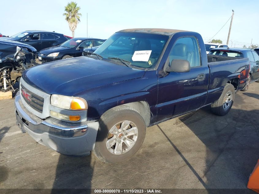 2006 GMC Sierra 1500 Work Truck VIN: 1GTEC14X96Z257737 Lot: 38000070