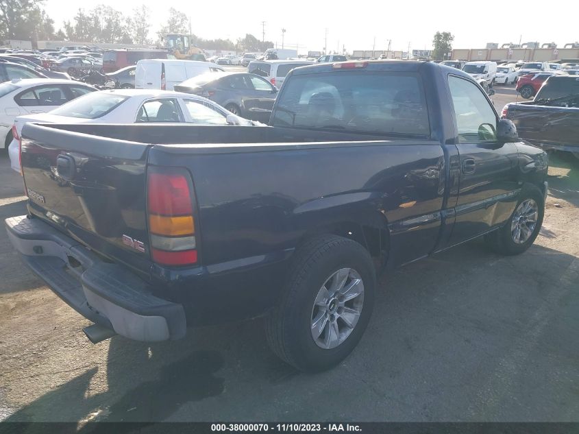 2006 GMC Sierra 1500 Work Truck VIN: 1GTEC14X96Z257737 Lot: 38000070