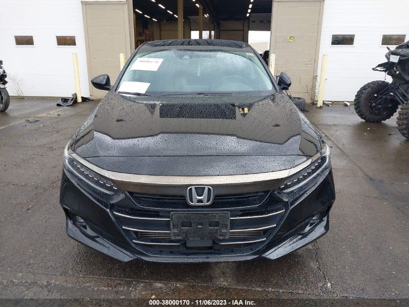 2021 Honda Accord Sport Special Edition VIN: 1HGCV1F40MA118968 Lot: 38000170