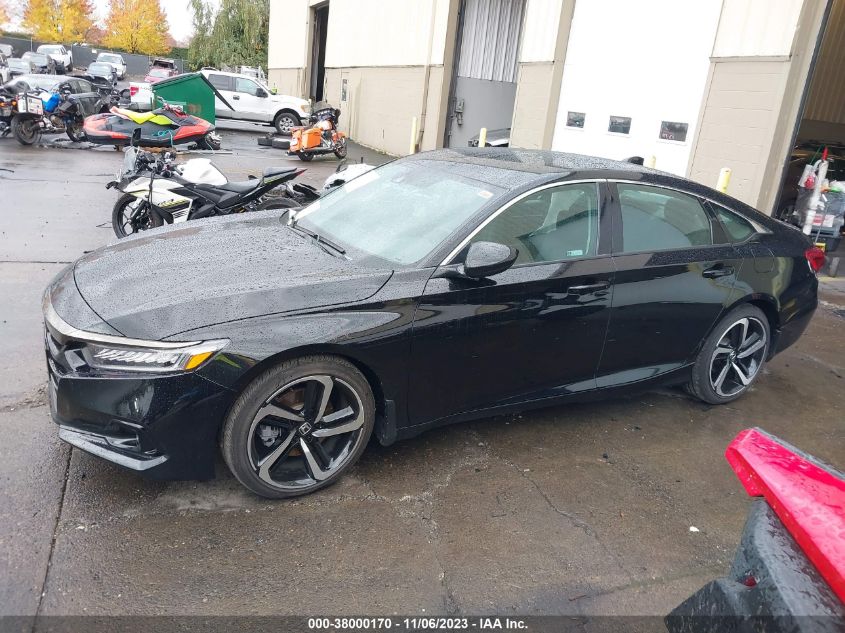 2021 Honda Accord Sport Special Edition VIN: 1HGCV1F40MA118968 Lot: 38000170