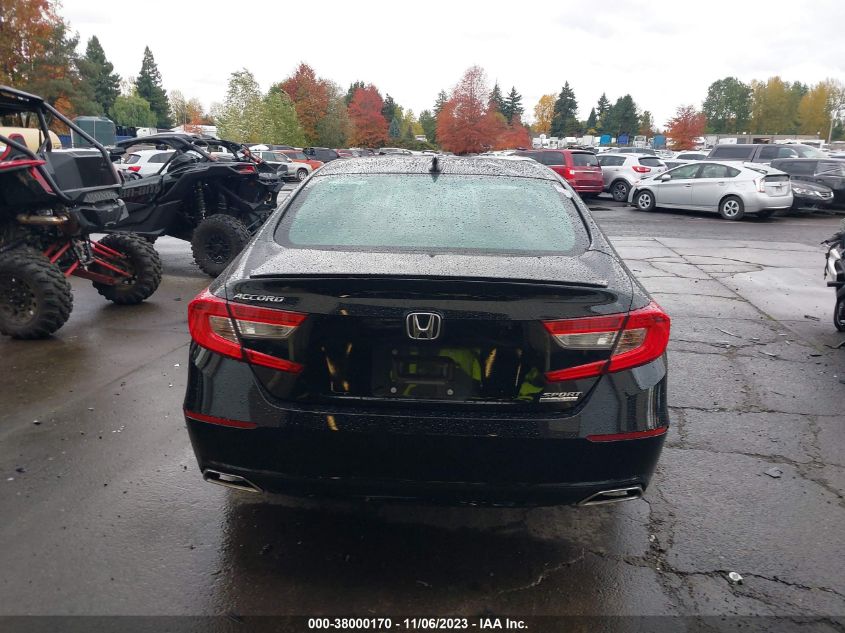 2021 Honda Accord Sport Special Edition VIN: 1HGCV1F40MA118968 Lot: 38000170