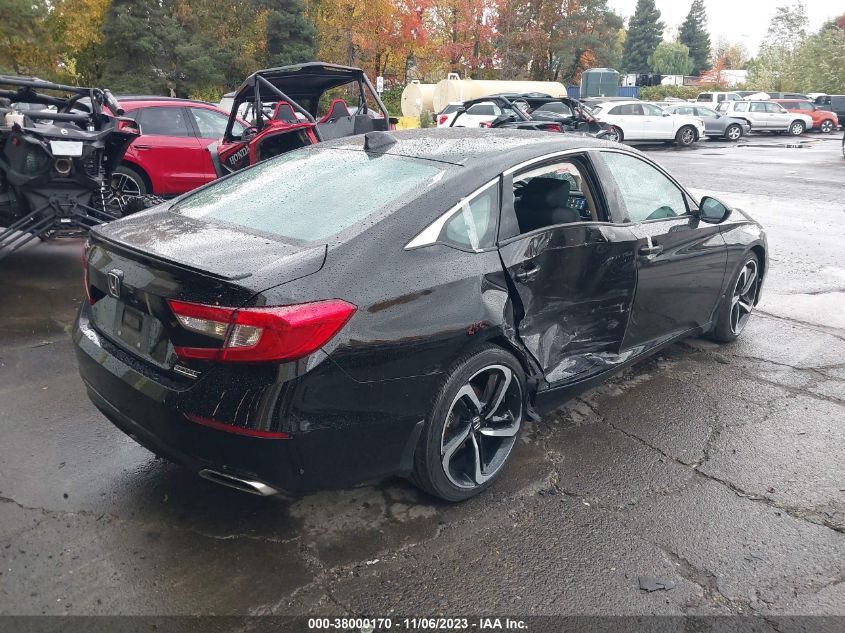 2021 Honda Accord Sport Special Edition VIN: 1HGCV1F40MA118968 Lot: 38000170