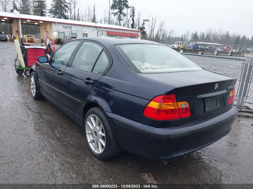 2003 BMW 325Xi VIN: WBAEU33433PH90691 Lot: 38000223