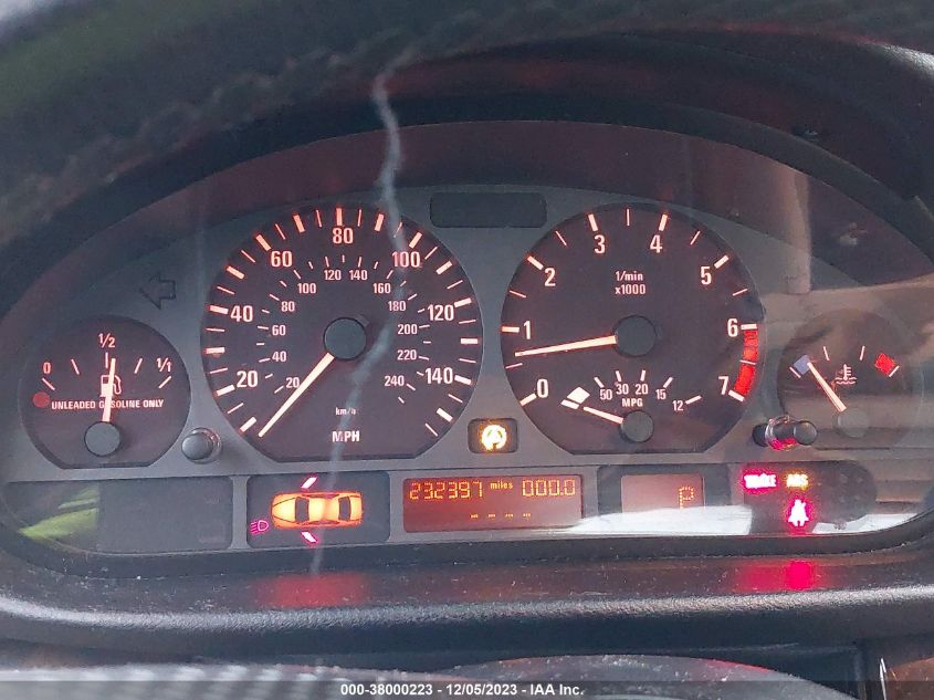 2003 BMW 325Xi VIN: WBAEU33433PH90691 Lot: 38000223