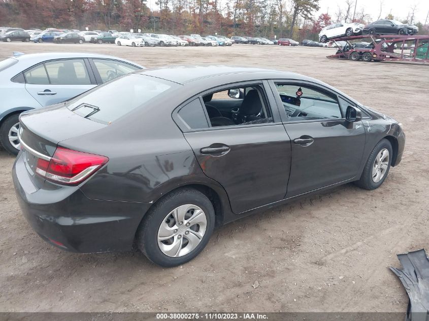 2013 Honda Civic Lx VIN: 2HGFB2F51DH577979 Lot: 38000275