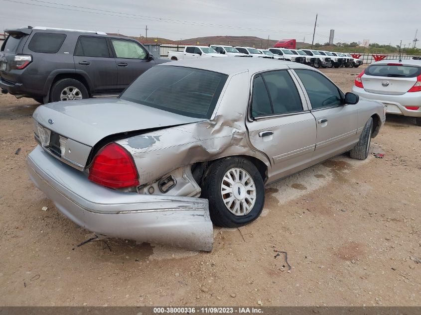 2004 Ford Crown Victoria Lx VIN: 2FAFP74W34X125083 Lot: 38000336