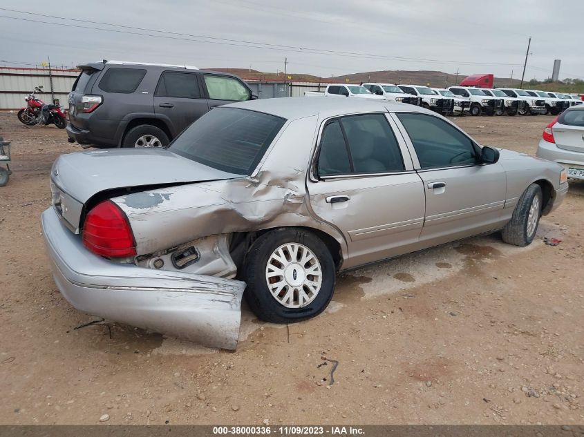 2004 Ford Crown Victoria Lx VIN: 2FAFP74W34X125083 Lot: 38000336