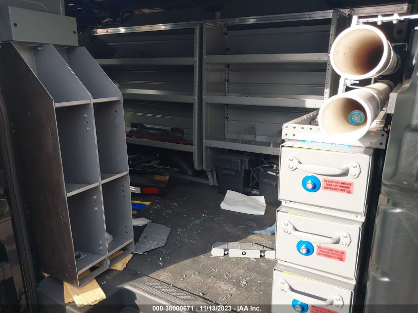 2023 Ford Transit Cargo Van VIN: 1FTBW1Y83PKB21420 Lot: 38000671