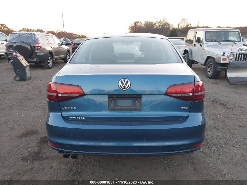 2016 Volkswagen Jetta 1.4T S VIN: 3VW267AJ3GM390619 Lot: 38001857