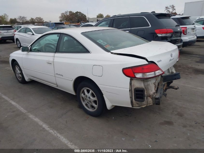 1999 Toyota Camry Solara Sle VIN: 2T1CF22P3XC230617 Lot: 38002035