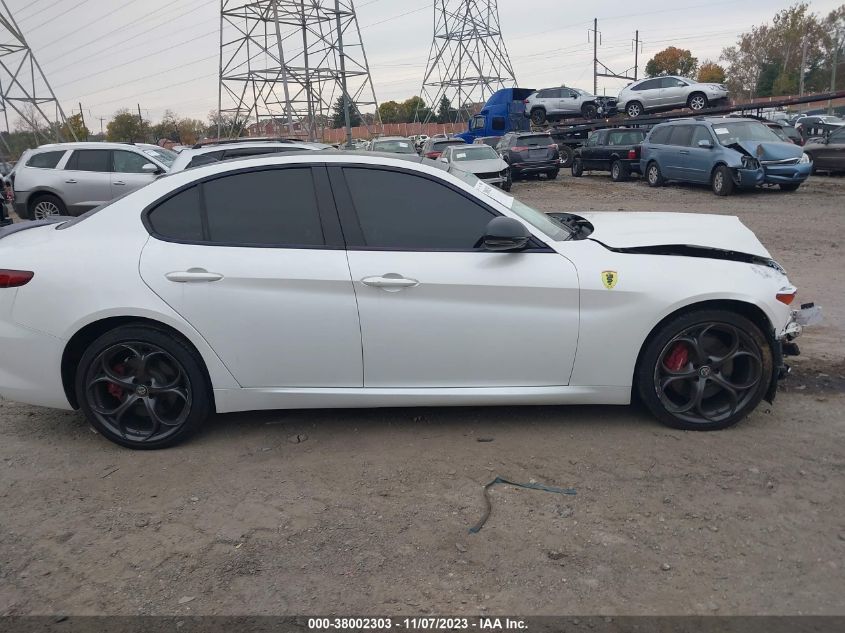 2018 Alfa Romeo Giulia Ti Sport Awd VIN: ZARFAEEN9J7596328 Lot: 38002303