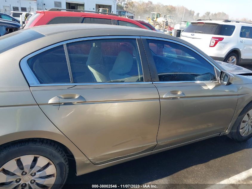 2010 Honda Accord 2.4 Lx VIN: 1HGCP2F34AA072032 Lot: 38002546