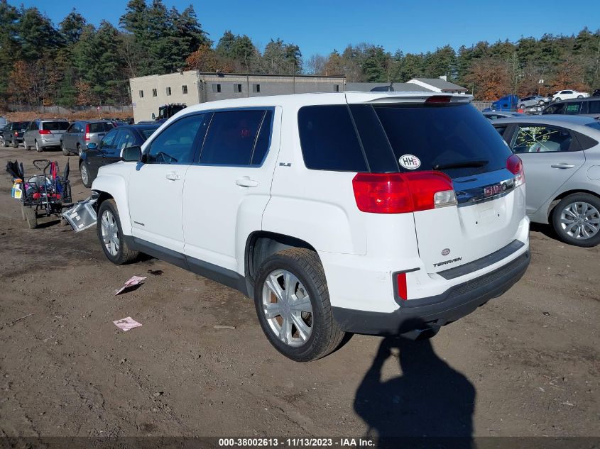 2017 GMC Terrain Sle-1 VIN: 2GKALMEK7H6343215 Lot: 38002613