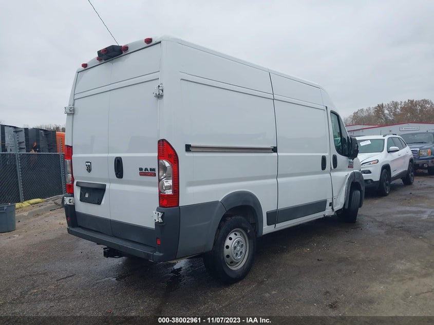 2018 Ram Promaster 2500 High Roof 136" Wb VIN: 3C6TRVCG5JE114164 Lot: 38002961