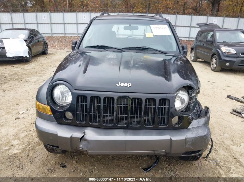 2006 Jeep Liberty Sport VIN: 1J4GK48KX6W148047 Lot: 38003147