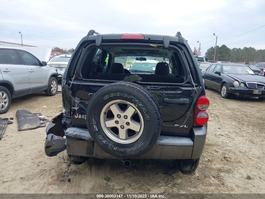 2006 Jeep Liberty Sport VIN: 1J4GK48KX6W148047 Lot: 38003147