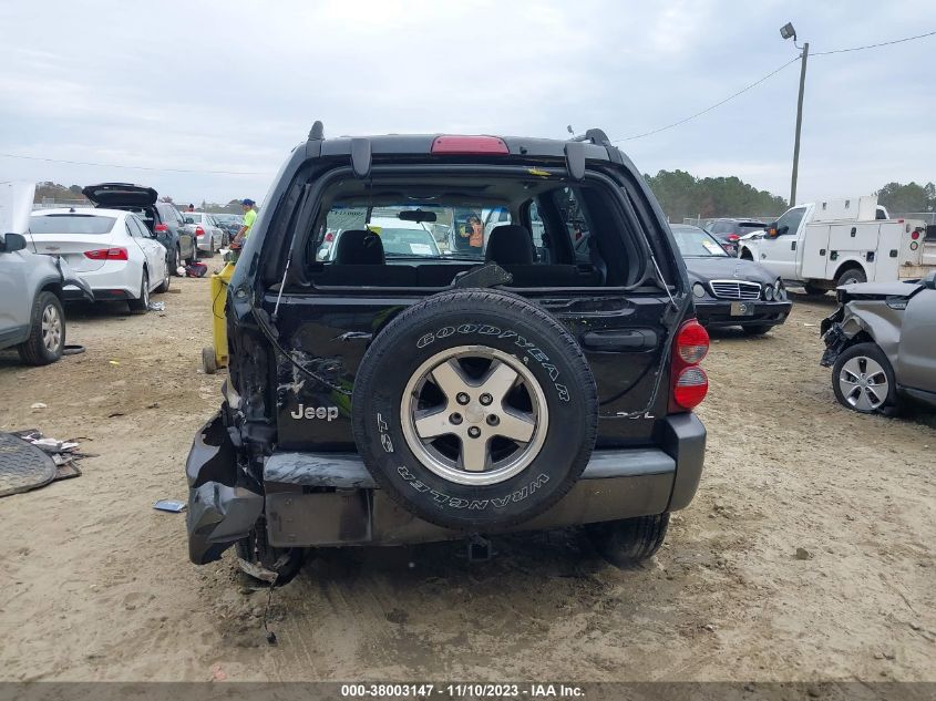 2006 Jeep Liberty Sport VIN: 1J4GK48KX6W148047 Lot: 38003147