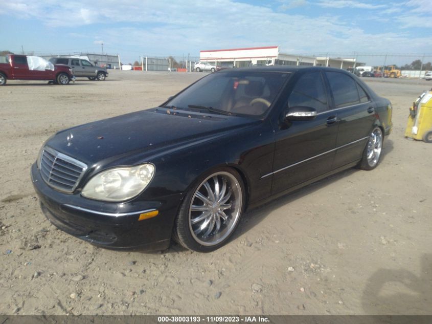 2003 Mercedes-Benz S-Class 5.0L VIN: WDBNG75J23A341134 Lot: 38003193