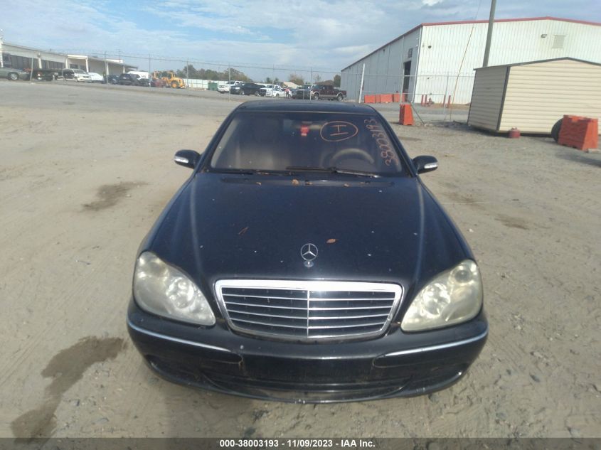 2003 Mercedes-Benz S-Class 5.0L VIN: WDBNG75J23A341134 Lot: 38003193