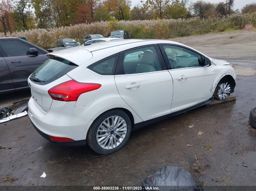 2018 Ford Focus Titanium VIN: 1FADP3N25JL252230 Lot: 38003238