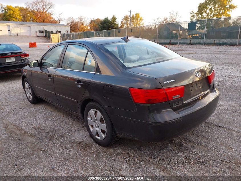 2009 Hyundai Sonata Gls VIN: 5NPET46C09H433789 Lot: 38003284