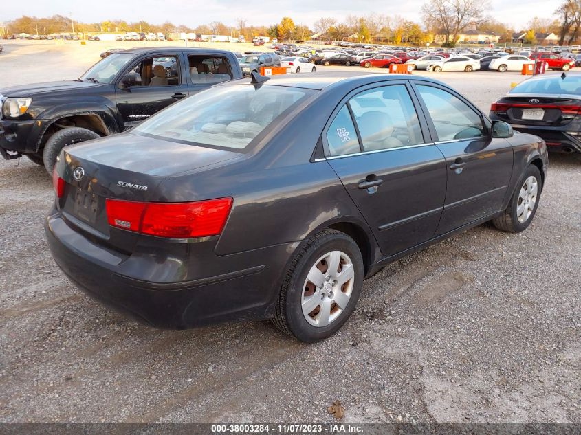 2009 Hyundai Sonata Gls VIN: 5NPET46C09H433789 Lot: 38003284