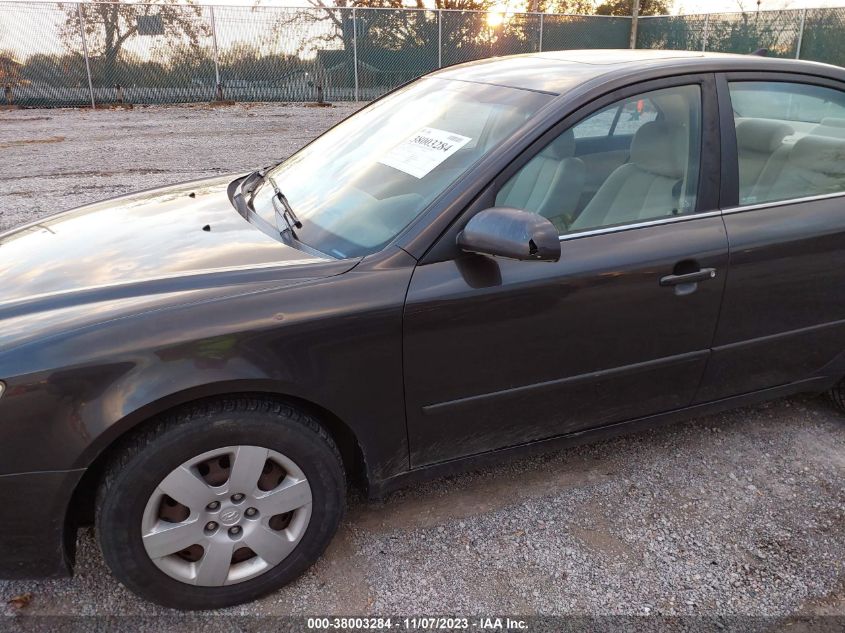 2009 Hyundai Sonata Gls VIN: 5NPET46C09H433789 Lot: 38003284