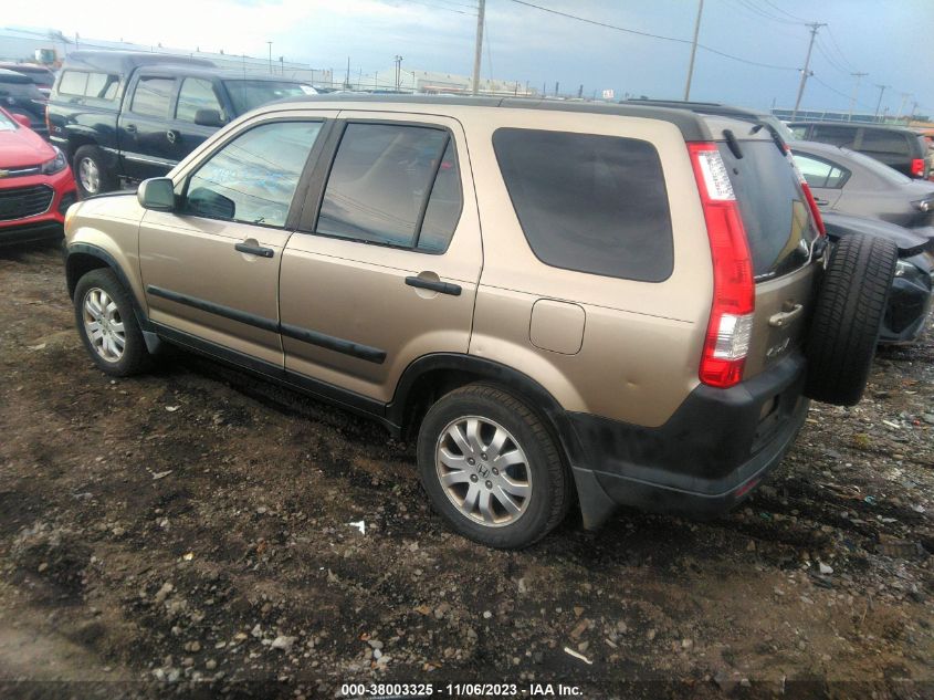 2006 Honda Cr-V Ex VIN: SHSRD78866U405152 Lot: 38003325