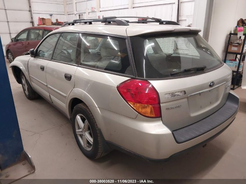 2005 Subaru Outback 2.5I VIN: 4S4BP61C257336761 Lot: 38003520