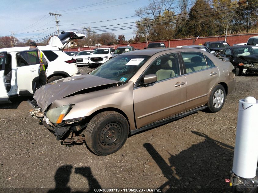 2005 Honda Accord 2.4 Lx VIN: 1HGCM56445A034146 Lot: 38003719