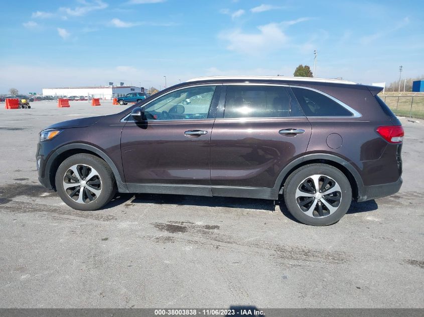 2018 Kia Sorento 3.3L Ex VIN: 5XYPH4A50JG367839 Lot: 38003838