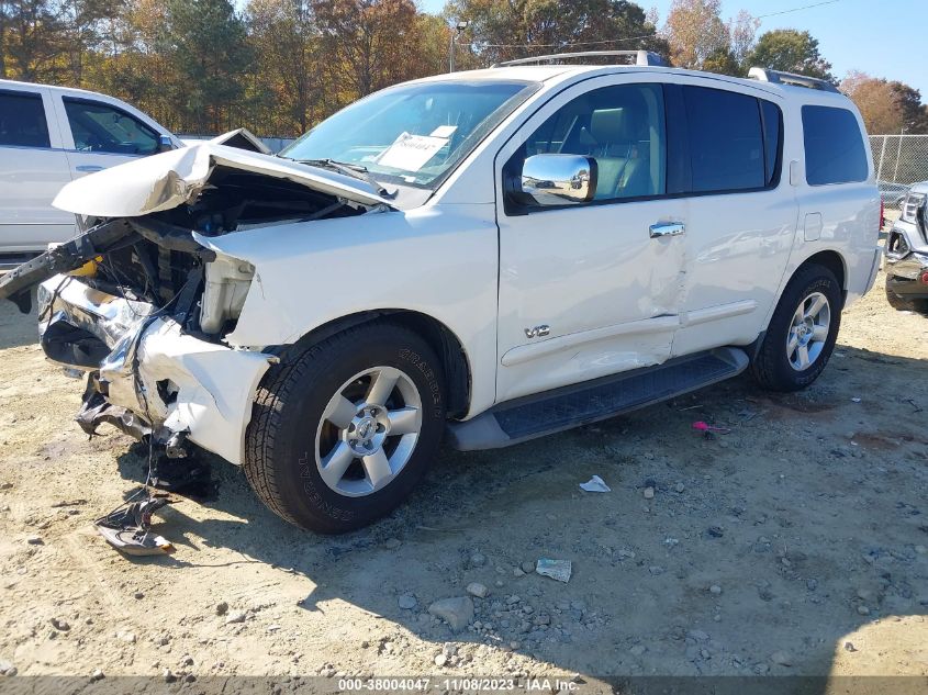 2006 Nissan Armada Se VIN: 5N1AA08A86N702525 Lot: 38004047