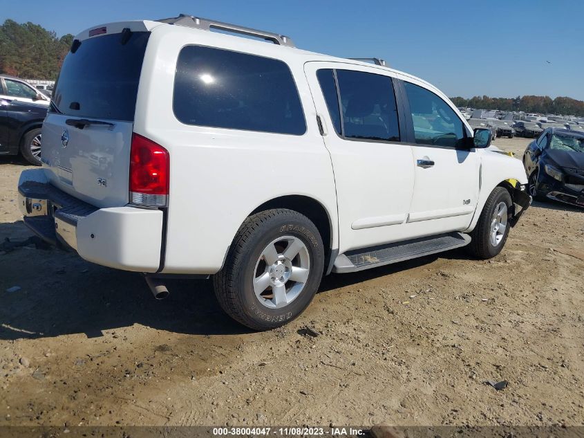 2006 Nissan Armada Se VIN: 5N1AA08A86N702525 Lot: 38004047