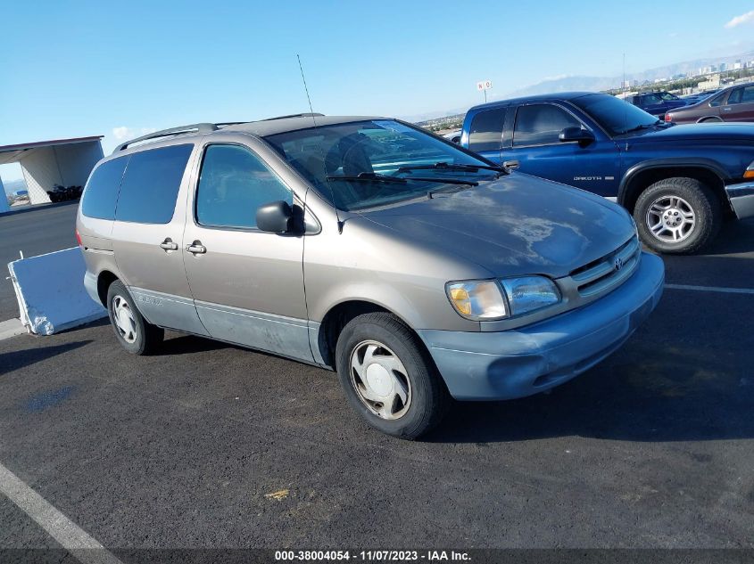 1999 Toyota Sienna Le VIN: 4T3ZF13C1XU142476 Lot: 38004054