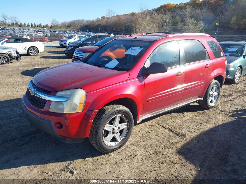 2005 Chevrolet Equinox Lt VIN: 2CNDL73F956186763 Lot: 38004164