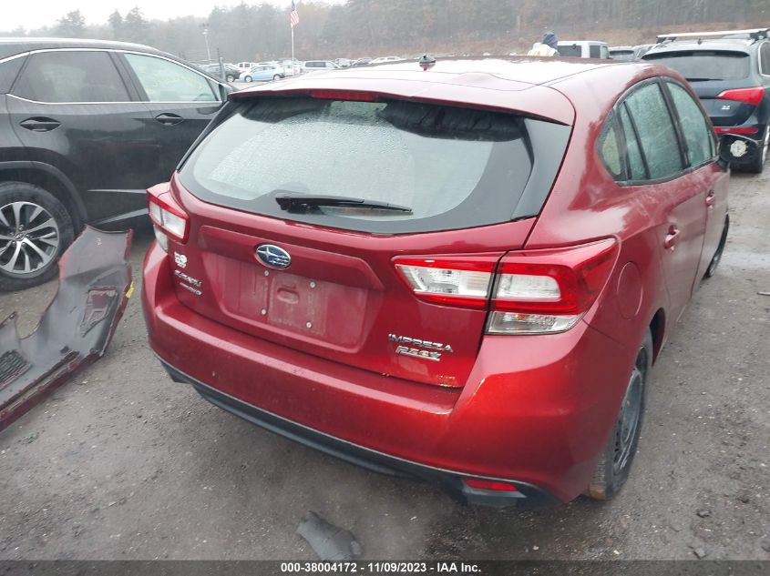 2017 Subaru Impreza 2.0I VIN: 4S3GTAA61H3710372 Lot: 38004172