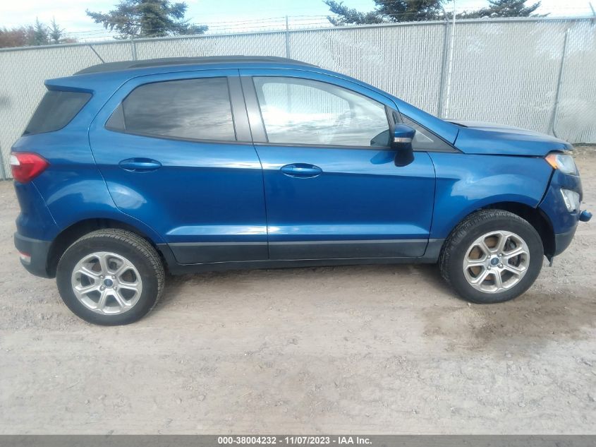 2019 Ford Ecosport Se VIN: MAJ6S3GL4KC262231 Lot: 39122629