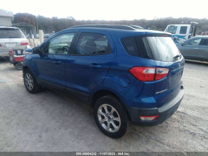 2019 Ford Ecosport Se VIN: MAJ6S3GL4KC262231 Lot: 39122629