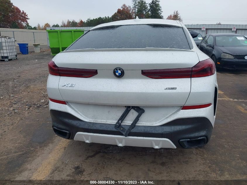 2021 BMW X6 Sdrive40I VIN: 5UXCY4C08M9E25431 Lot: 38004330