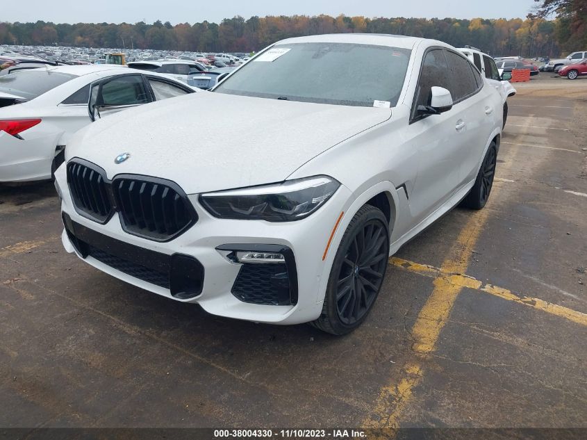 2021 BMW X6 Sdrive40I VIN: 5UXCY4C08M9E25431 Lot: 38004330