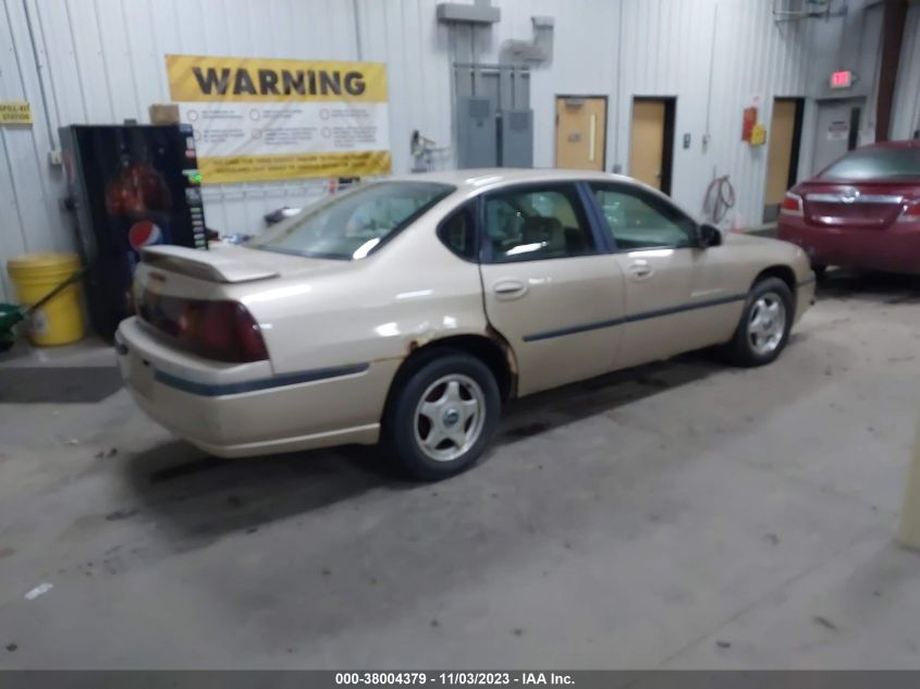 2000 Chevrolet Impala Ls VIN: 2G1WH55K7Y9122018 Lot: 38004379