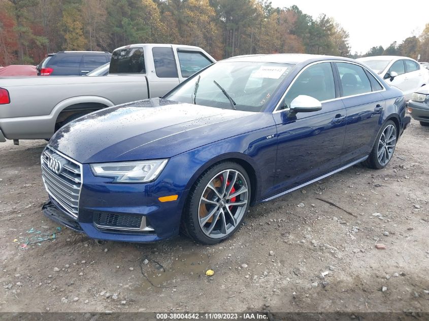 2018 Audi S4 3.0T Premium Plus VIN: WAUB4AF44JA116162 Lot: 38004542