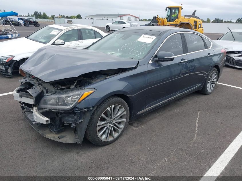 2017 Genesis G80 3.8 VIN: KMHGN4JE2HU177621 Lot: 38005041