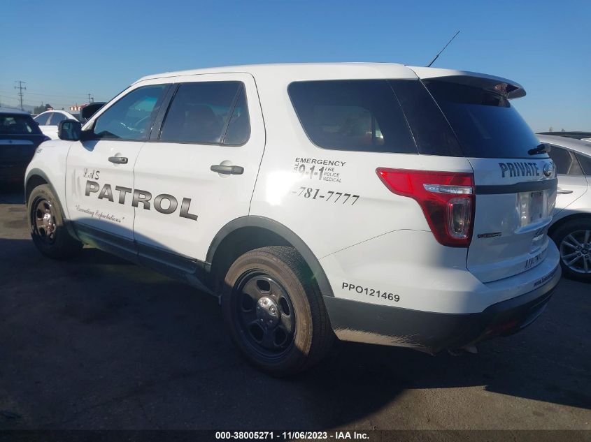 1FM5K8AR3EGB96215 2014 Ford Utility Police Interceptor