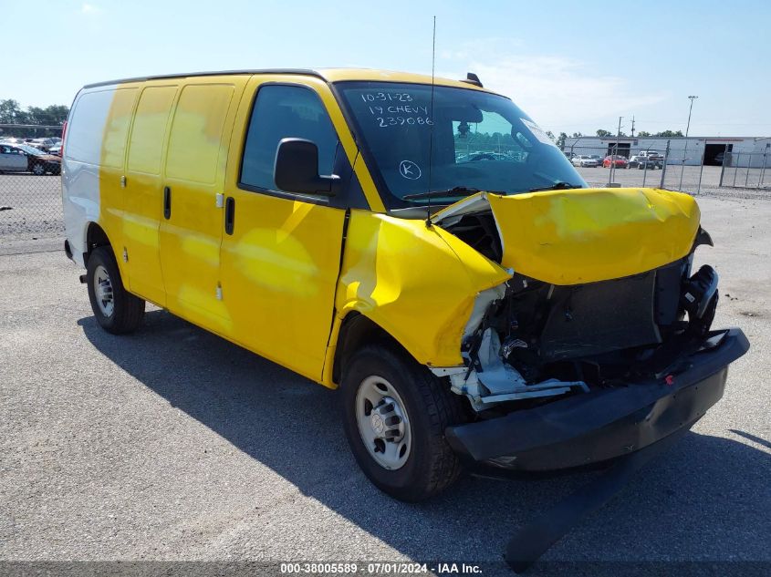 VIN 1GCWGAFP5K1239086 2019 Chevrolet Express 2500,... no.1