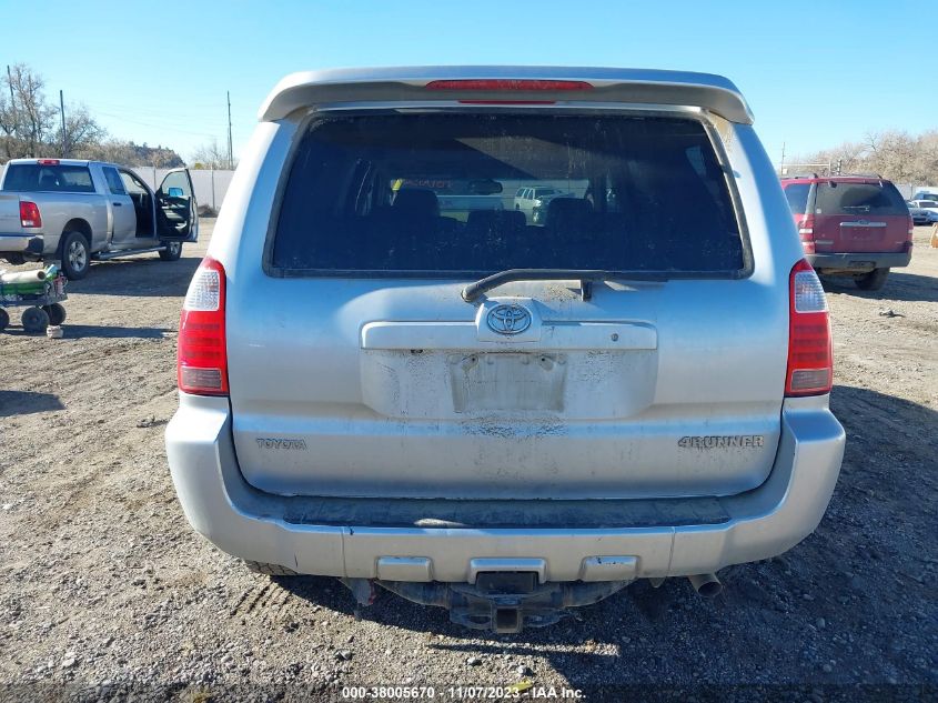 2006 Toyota 4Runner Limited V8 VIN: JTEBT17R168030141 Lot: 38005670