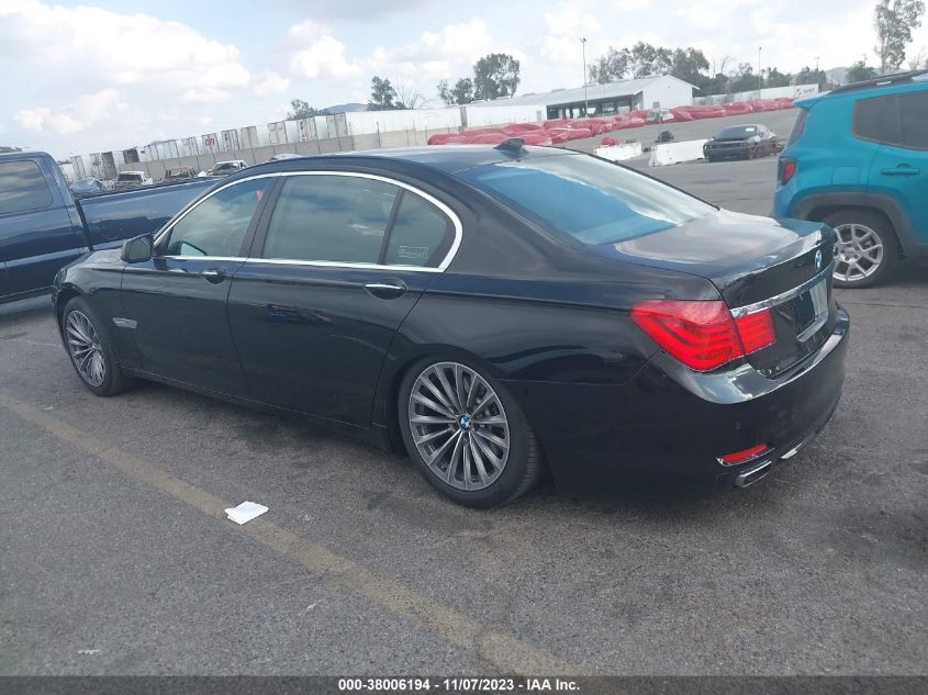 2012 BMW 740Li VIN: WBAKB4C5XCC575790 Lot: 38006194