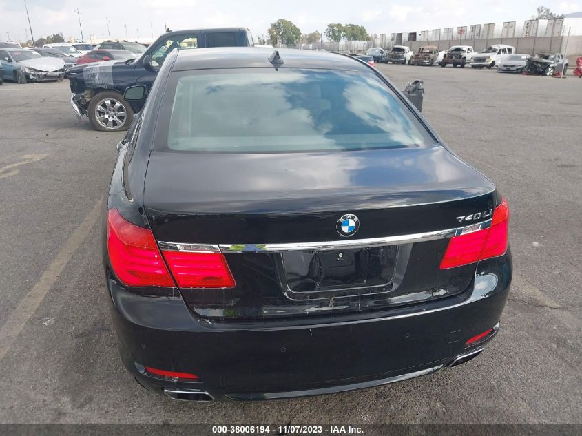 2012 BMW 740Li VIN: WBAKB4C5XCC575790 Lot: 38006194