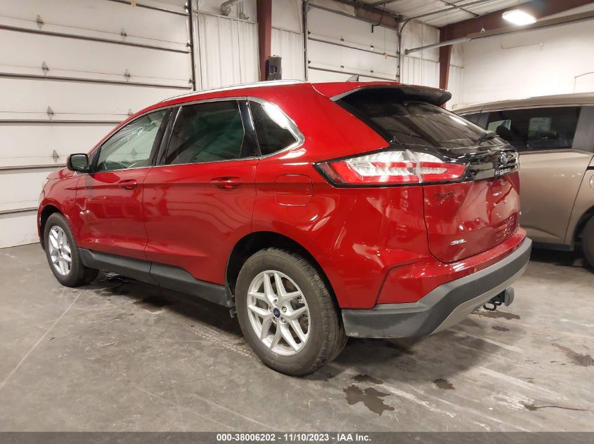 2021 Ford Edge Sel VIN: 2FMPK4J90MBA23789 Lot: 38006202